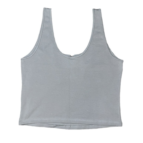 {NWOT Abercrombie & Fitch Seamless Corset Tank in Brown Taupe Size Large} - Picture 3 of 7